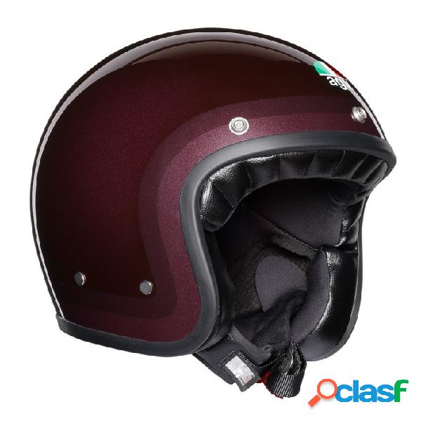 Casco jet AGV Legends X70 E2205 MULTI TROFEO in fibra Viola