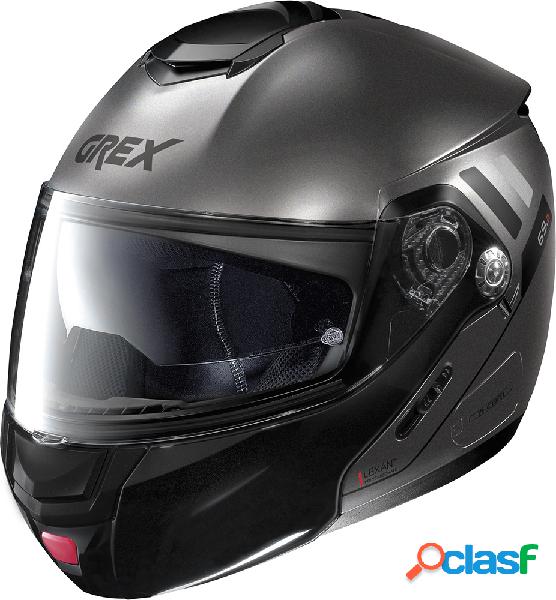 Casco modulare GREX G9.2 OFFSET N-COM Grigio Opaco