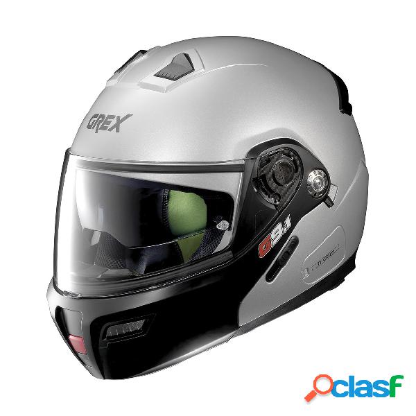 Casco modulare Grex G9.1 EVOLVE COUPLÉ N-COM Argento Nero