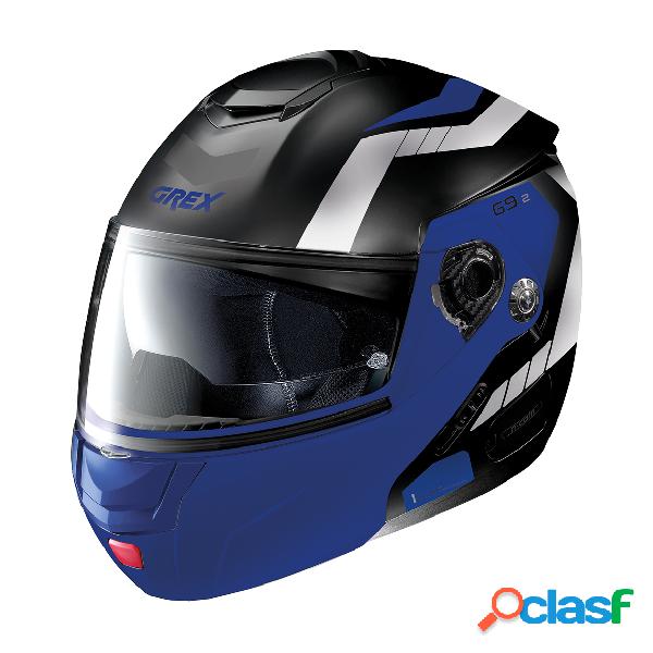 Casco modulare Grex G9-2 Steadfast N-com Blu