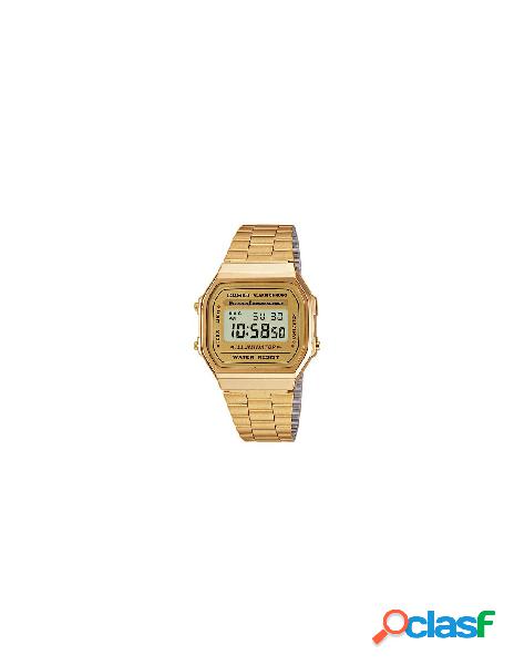 Casio - orologio casio a168wg 9ef vintage iconic gold