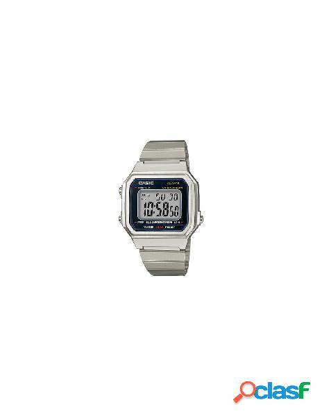 Casio - orologio casio b650wd 1aef vintage edgy silver