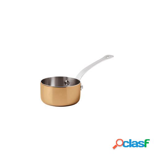 Casseruolino alto Serie 15600 3-Ply in rame con un manico,