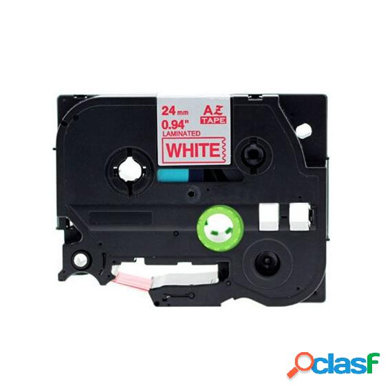 Cassetta Nastro Tz-252 Tze-252 Compatibile Brother Laminato