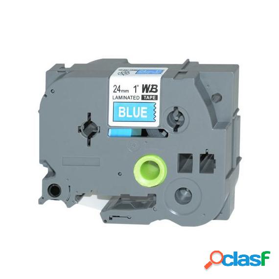 Cassetta Nastro Tz-555 Tze-555 Compatibile Brother Laminato