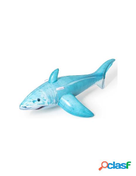 Cavalcabile squalo 3d, cm. 183x102, 3+ anni, con maniglie