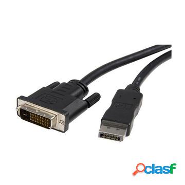 Cavo adattatore 3 m da displayport a dvi - m/m