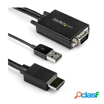 Cavo adattatore convertitore da vga a hdmi da 2 m -