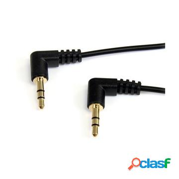 Cavo audio stereo slim ad angolo destro con jack da 3,5mm -