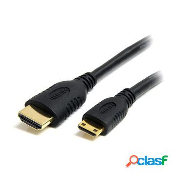 Cavo hdmi ad alta velocità 0,5m con ethernet - hdmi a mini