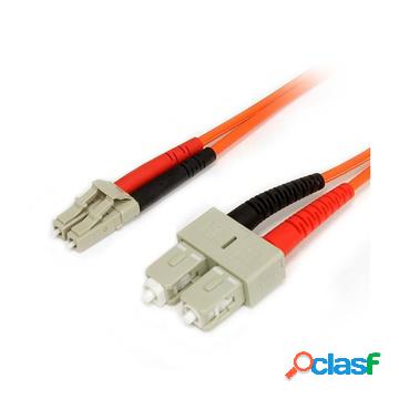 Cavo patch duplex in fibra multimodale 62,5/125 3 m lc - sc