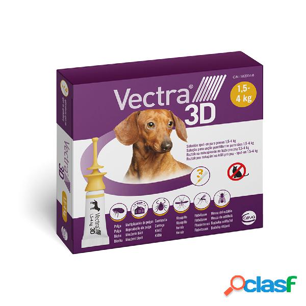 Ceva Vectra 3D 3 Pipette per Cani 1,5-4 kg