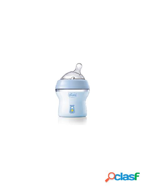 Chicco - biberon chicco 81311 200 natural feeling azzurro