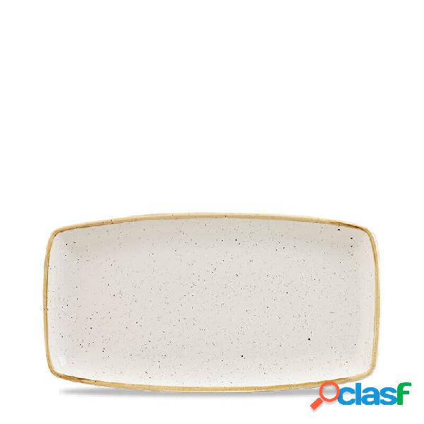 Churchill Stonecast Barley White Vassoio Rettangolare Cm 35