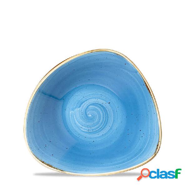 Churchill Stonecast Cornflower Blue Piatto Triangolare Fondo