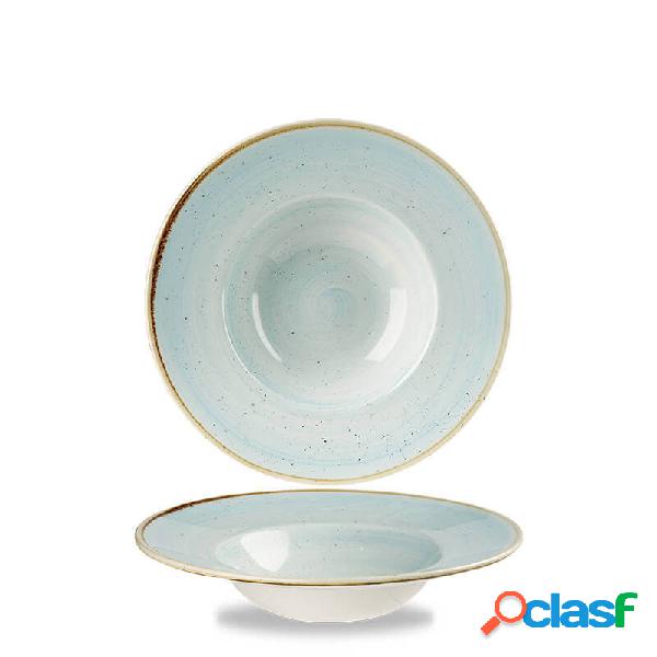 Churchill Stonecast Duck Egg Blue Piatto Pasta Con Falda Cm