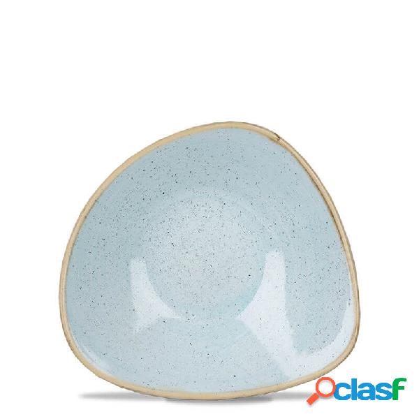 Churchill Stonecast Duck Egg Blue Piatto Triangolare Fondo