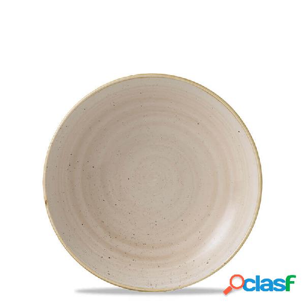 Churchill Stonecast Nutmeg Cream Piatto Fondo Cm 24,8