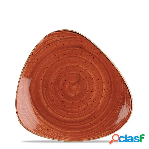 Churchill Stonecast Spiced Orange Piatto Triangolare Cm 26,5