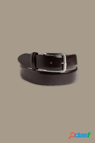 Cintura uomo scamosciata testa di moro 100% pelle Made in