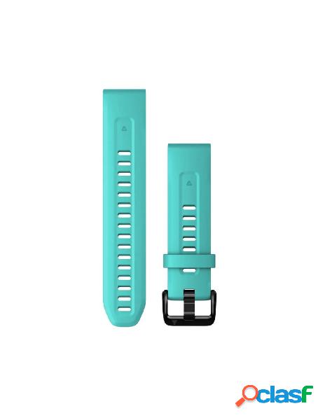 Cinturino GARMIN QUICKFIT 20 in Silicone 010-13102-05 Aqua