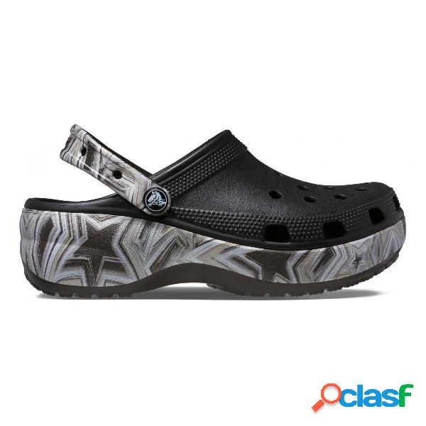 Classic platform disco clog w