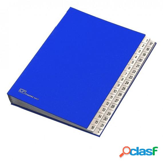 Classificatore numerico 1/31 - 643D - 24x34 cm - rosso -