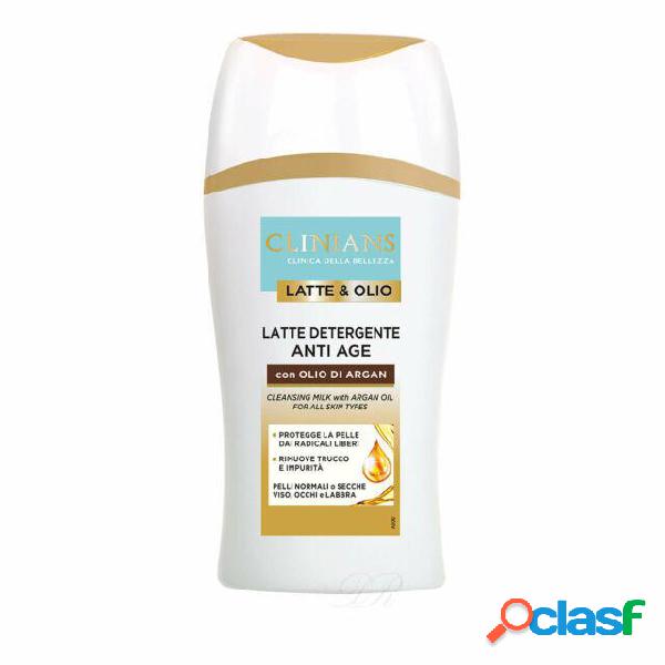 Clinians latte detergente anti age con olio di argan 200 ml