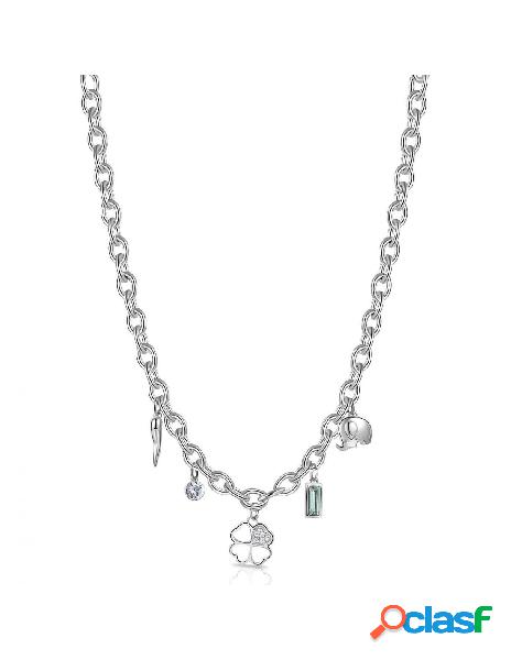 Collana BROSWAY Chakra Acciaio 316L BHKN070 Quadrifoglio