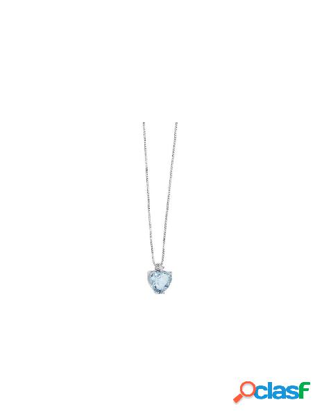 Collana COMETE GIOIELLI Fantasia di Acquamarina in oro 18Kt