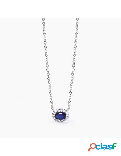 Collana MABINA in argento 925 Cool or Retro Zaffiro 553495