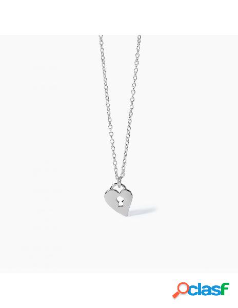 Collana MABINA in argento 925 bimba Cuore Segreto 553480
