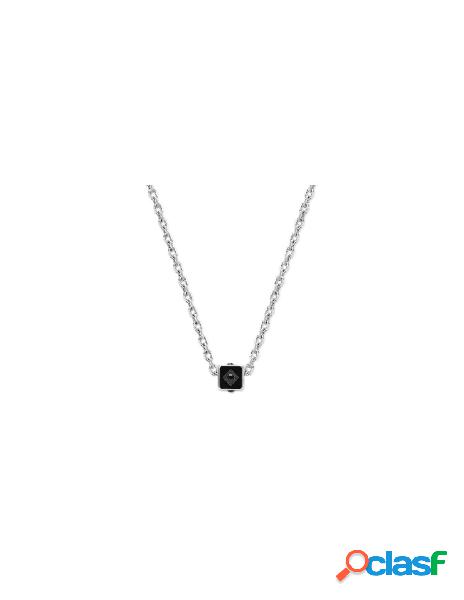 Collana Uomo SAGAPO CUBE Acciaio 316L SCU01 Silver