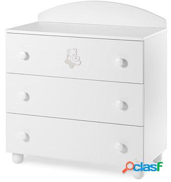Comò Italbaby Sweet Stars Bianco
