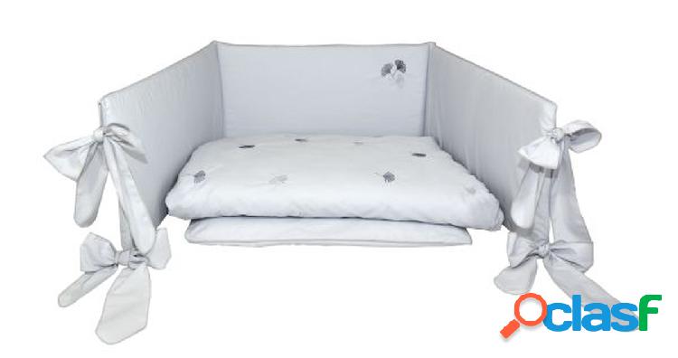 Completo Culla 5 Pezzi Double Face M 180 GINKO GRAY Amy
