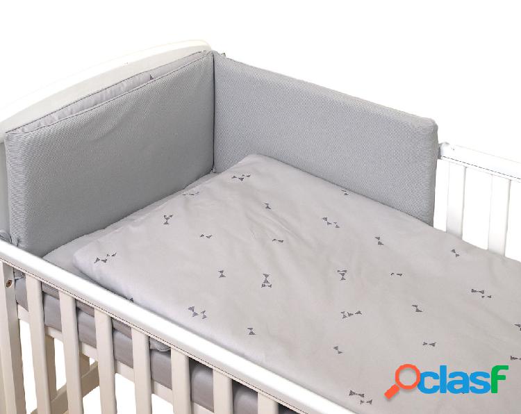 Completo Culla 5 Pezzi Double Face S PURE GRAY Amy