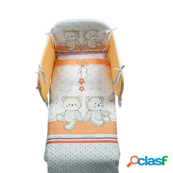 Completo Sfilabile PONY" Italbaby Amici 4 Pz Arancio"