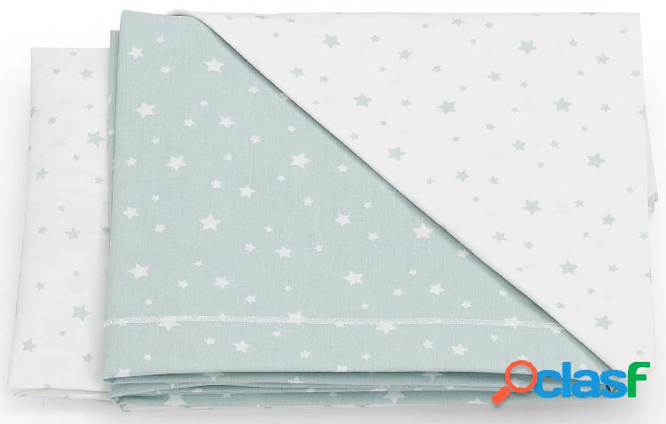 Completo Sfilabile PONY" Italbaby Stelline 4 Pz. Menta"