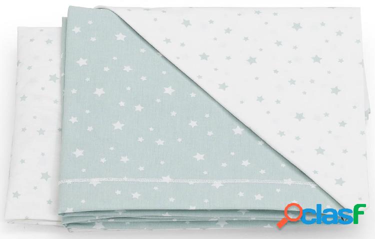 Completo Sfilabile PONY" Italbaby Stelline 4 Pz. Menta"