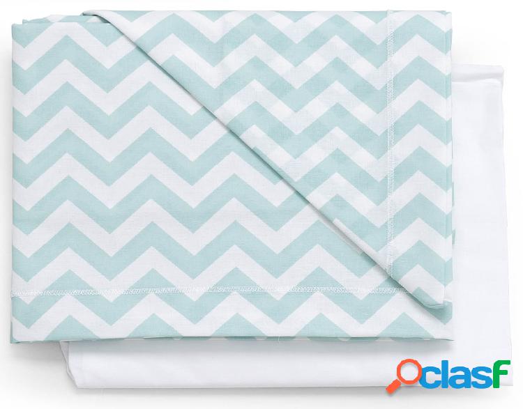Completo Sfilabile PONY" Italbaby Zig Zag 4 Pz. Menta"