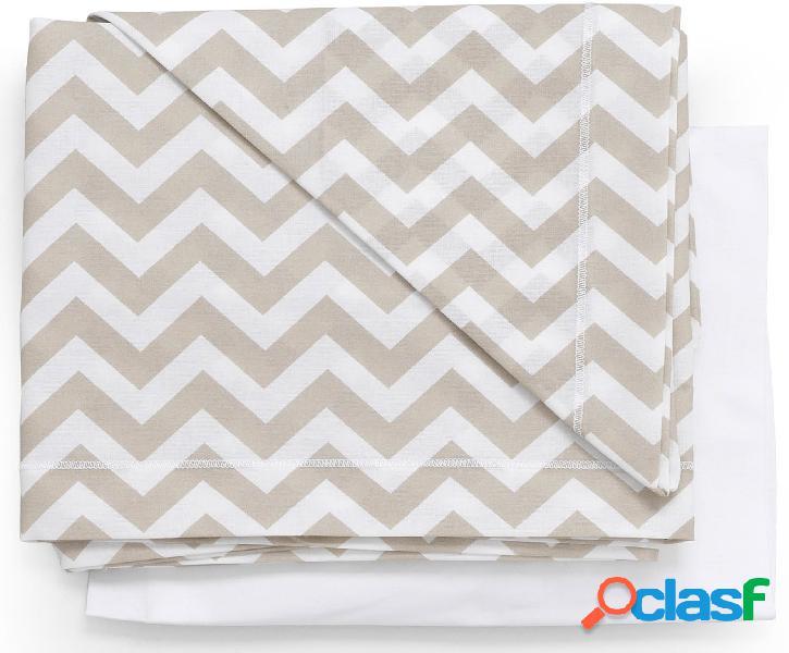 Completo Sfilabile PONY" Italbaby Zig Zag 4 Pz.Tortora"
