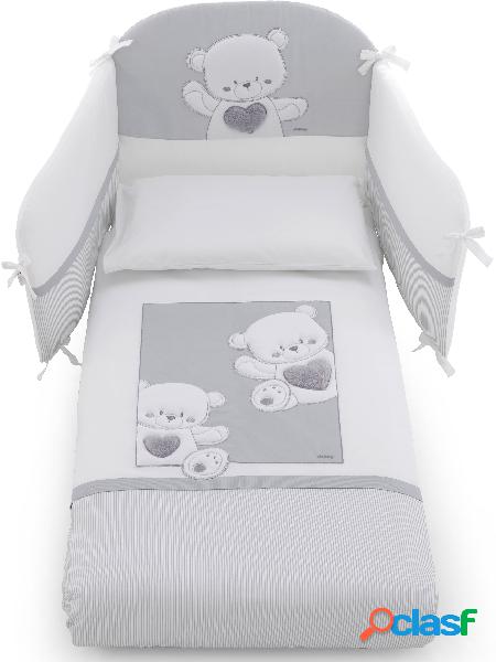 Completo Sfilabile PONY"Italbaby Jolie 4 Pz. Grigio"
