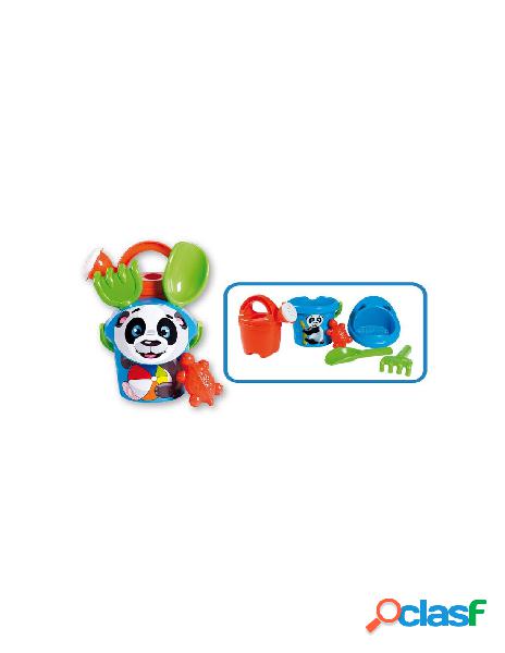 Conf. mare diam. 13 cm decoro panda - cm.13x13x23 (rete)