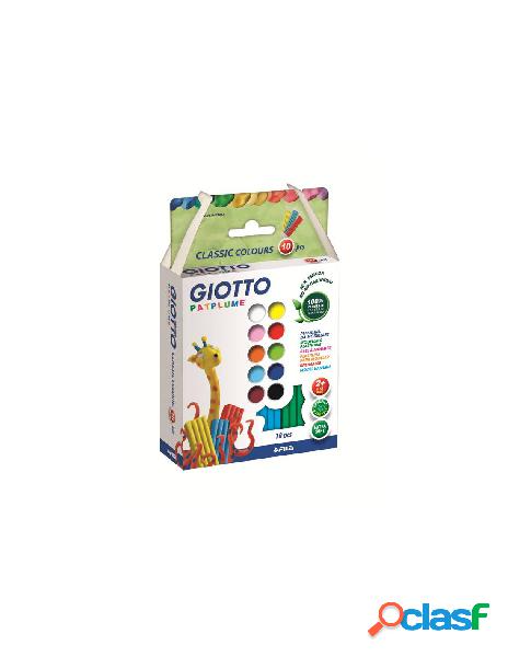 Confezione 10 panetti da 20 g di giotto patplume nei colori