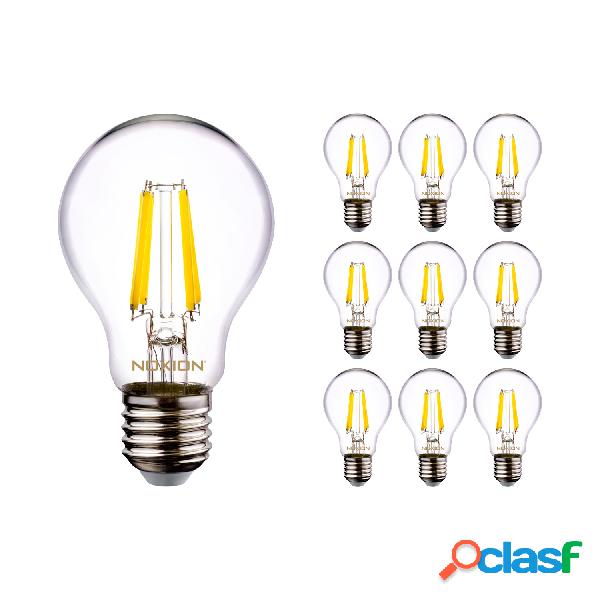 Confezione Multipack 10x Noxion Lucent LED E27 Pera