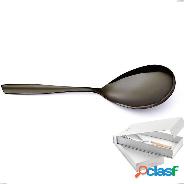 Confezione a libro 1 pezzo pala riso Eleven PVD Black,