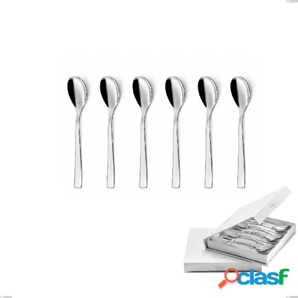 Confezione a libro 6 pezzi cucchiaini caffè Etoile Inox,