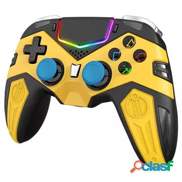 Controller Wireless per PS4/iOS iPega 4019A - Giallo / Nero