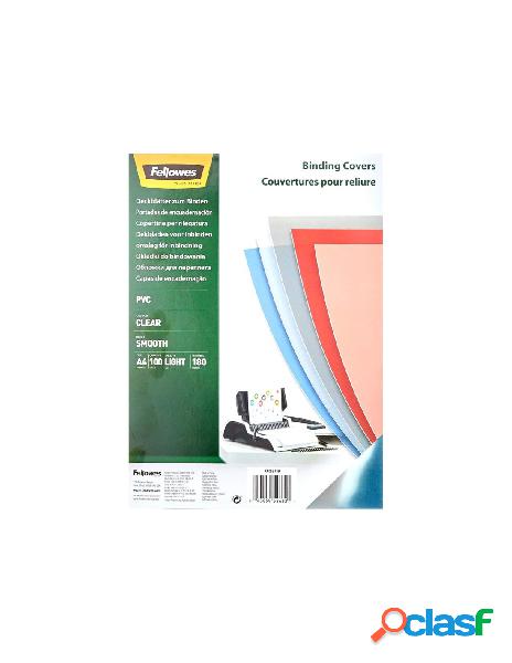 Copertina clear pvc 180my a4 cf. 100