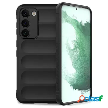 Cover in TPU Serie Rugged per Samsung Galaxy S23 5G - Nera